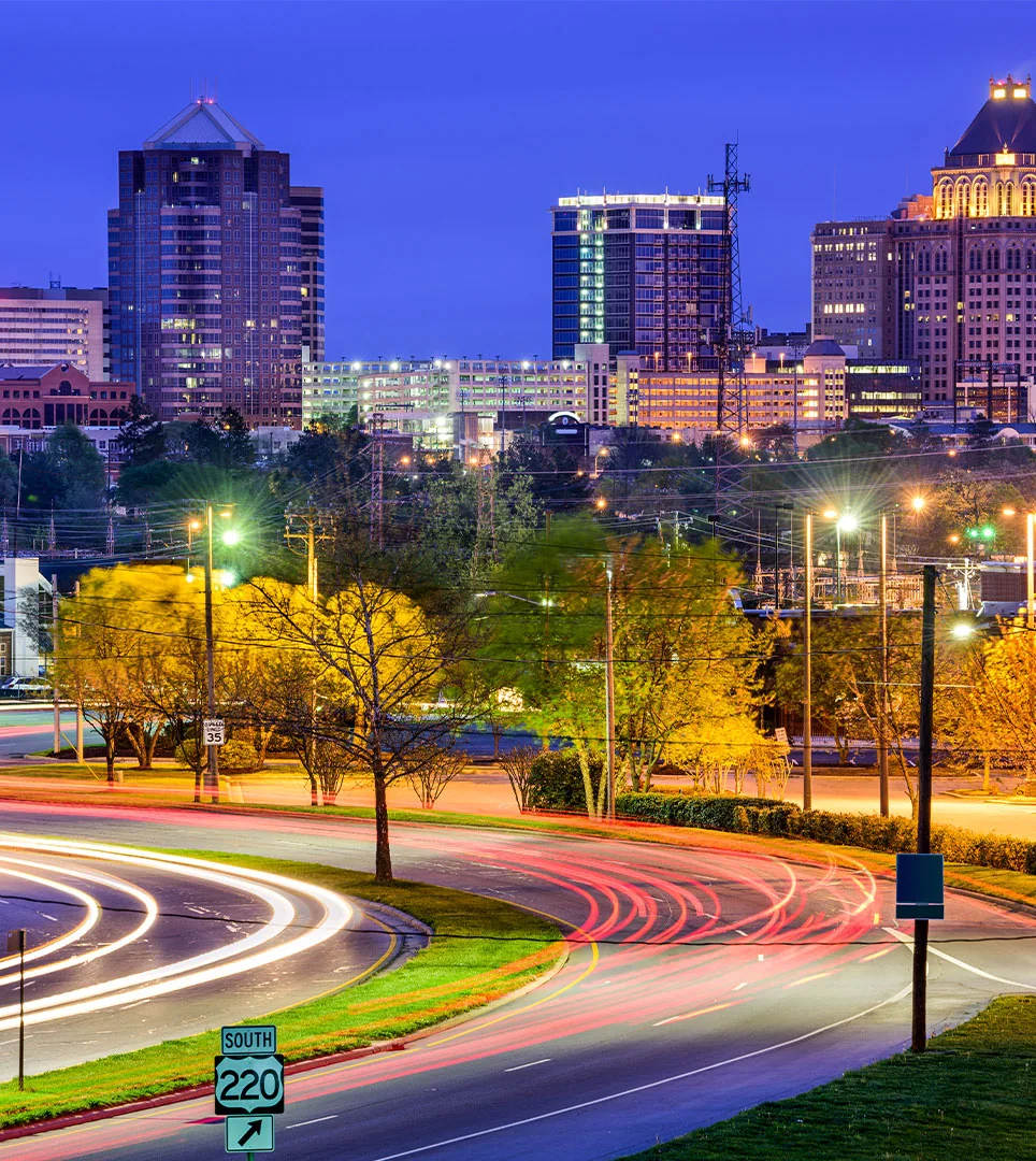 High Point, NC skyline High Point, NC skyline